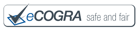 logo of the independent eCOGRA label which guarantees the reliability of an online casino